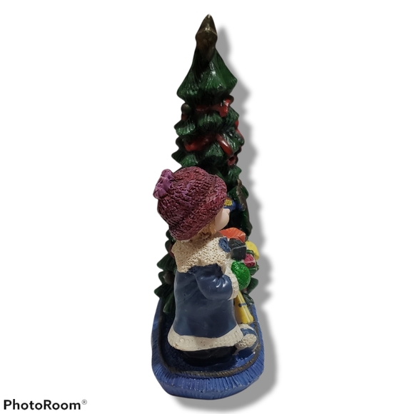 Collectable Christmas decor little girl Christmas tree Christmas gifts vintage - Picture 3 of 12